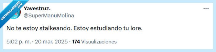 lore,estudiar,stalkear