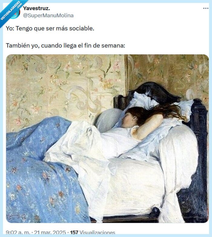 sociable,salir,cama,fin de semana