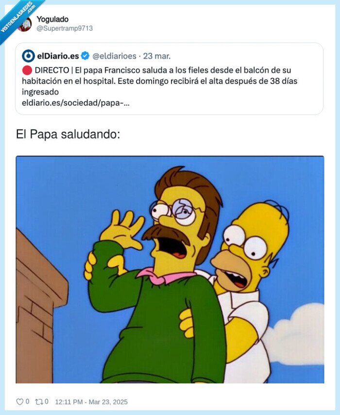 saludar,papa,nef flanders,homer simpson