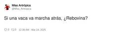 Enlace a Si una vaca va marcha atrás..., por @Miss_Antropica