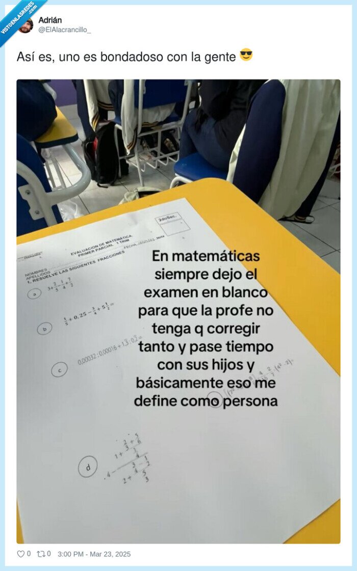 examen,matematicas,en blanco