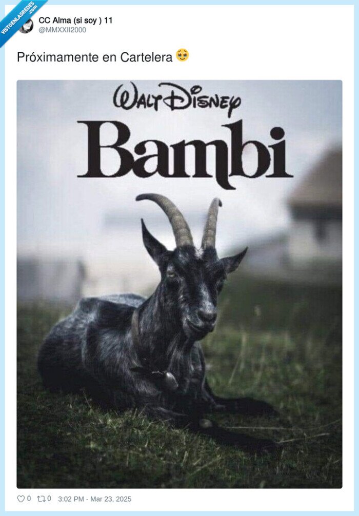 disney,bambi,cabra,negro