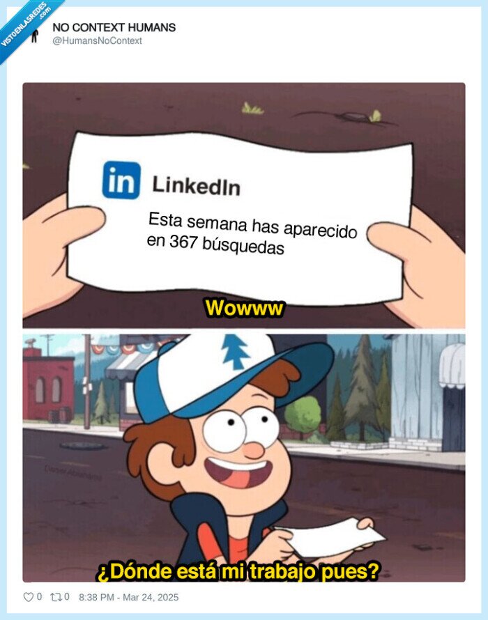 linkedin,trabajo,visitas,perfil