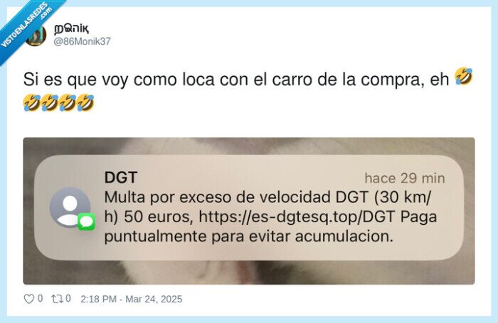 multa,exceso,velocidad,sms,dgt