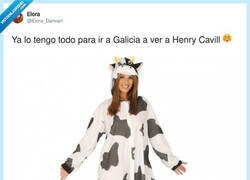 Enlace a Ya están haciendo cola para ver a Henry Cavill, por @Elora_Dannan