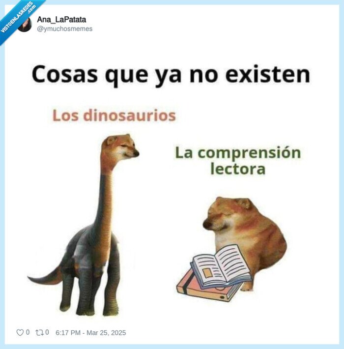 existir,dinosaurios,comprensión lectora