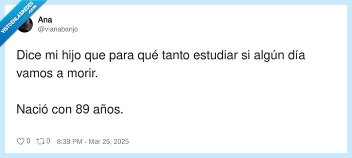 estudiar,nacer,morir