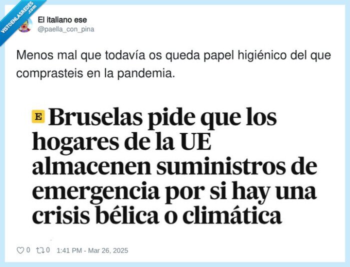 papel higiénico,pandemia,kit de supervivencia