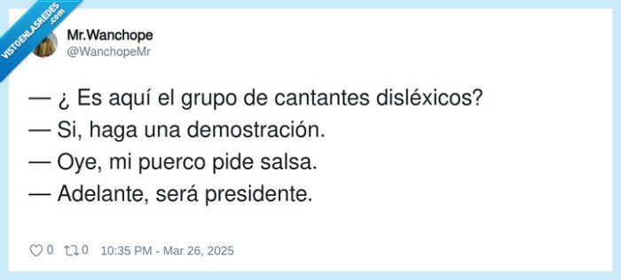 demostración,disléxicos,presidente,cantantes,puerco,cuerpo