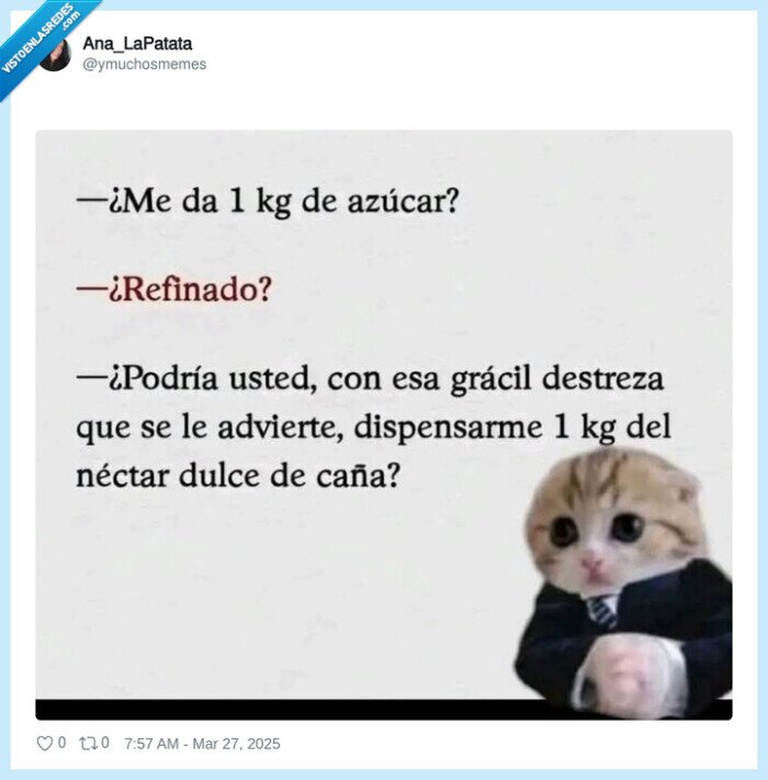 azucar,pedir,lenguaje