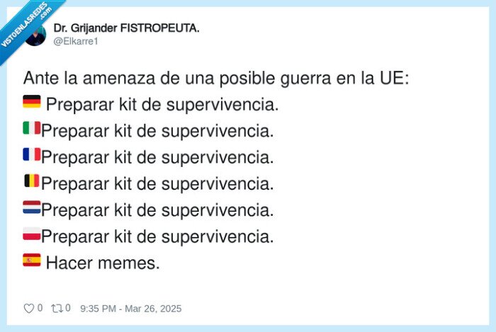 españa,memes,preparar,supervivencia