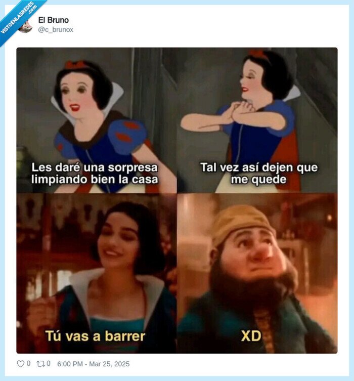blancanieves,barrer,tareas,casa,enanitos