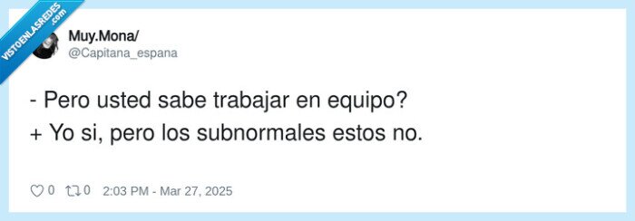 subnormales,trabajar,equipo