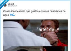 Enlace a Cada imagen generada por IA está gastando cantidades ingentes de agua, por @MissAtomicF