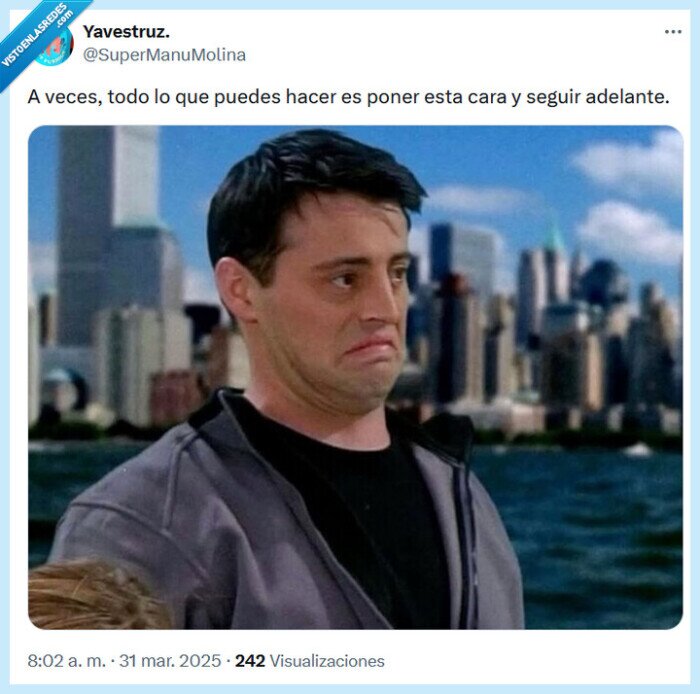 adelante,friends,joey,cara,seguir