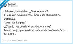 Enlace a El grafólogo ya no sirve para nada, por @T_Stockmann