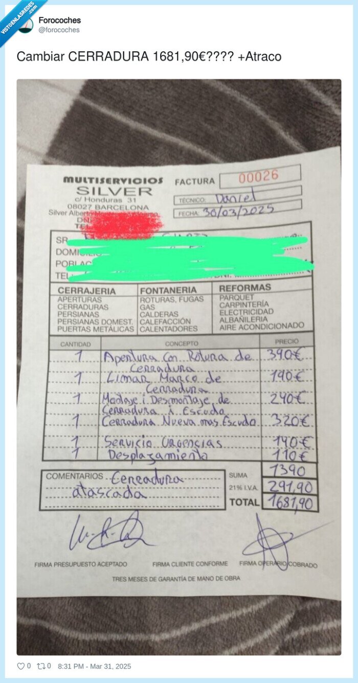 cerradura,cambiar,atraco