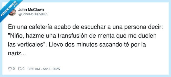 transfusión,verticales,cafetería,escuchar