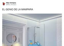 Enlace a EL GENIO DE LA MAMPARA, por @Miss_Antropica