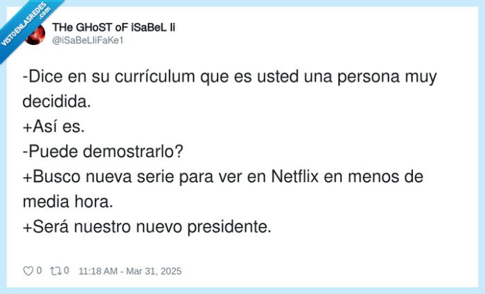 demostrar,currículum,persona decidida,netflix