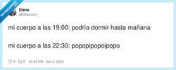 Enlace a A ver quién duerme hoy, por @Glaucium_