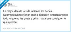 Enlace a Ojalá volver a ser bebé, por @Flintstone___