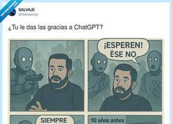 Enlace a Hay que dar las gracias por si acaso, por @Sdesalvaje