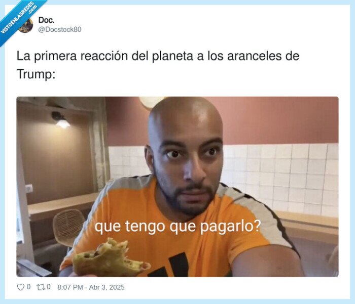 reacción,aranceles,borja escalona,planeta,trump