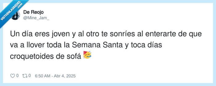 sofá,enterarse,llover,semana santa