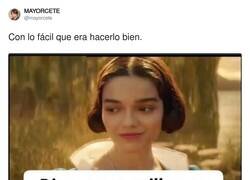 Enlace a No queremos insistir pero es que no hay por donde cogerla, por @mayorcete