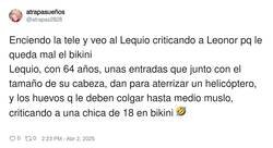 Enlace a Lequio es experto en hacer el ridículo