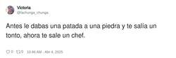 Enlace a Puntualizo, un chef tonto, por @lachunga_chunga