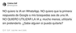 Enlace a ¿Alguien más está harto de las IA?, por @traducgonde
