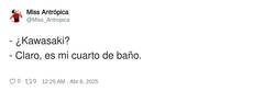 Enlace a ¿Y dónde quieres que kawe?, por @Miss_Antropica
