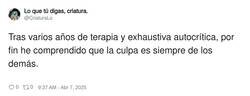 Enlace a Bien la terapia veo, por @CriaturaLo