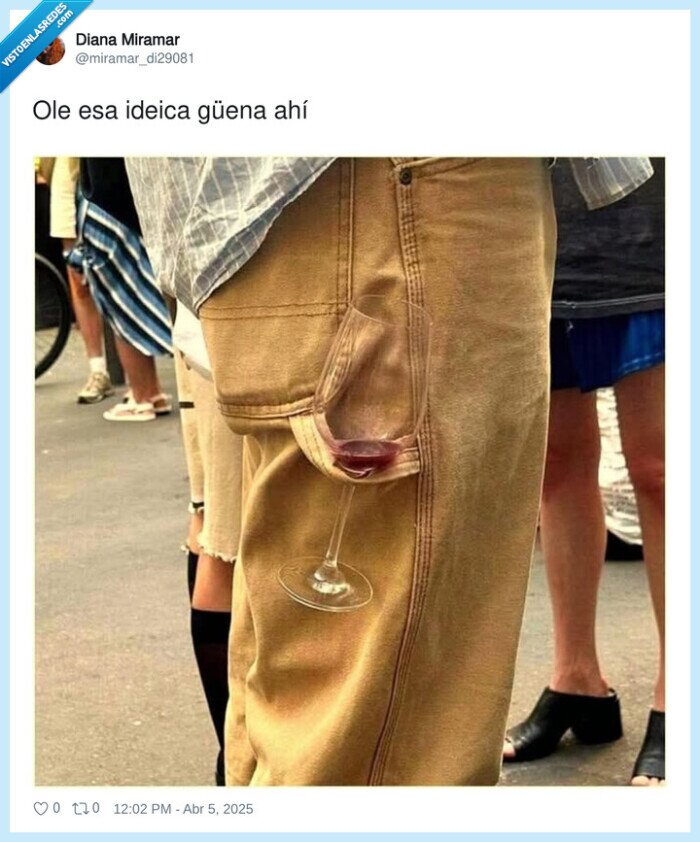 idea,copa,vino,pantalon