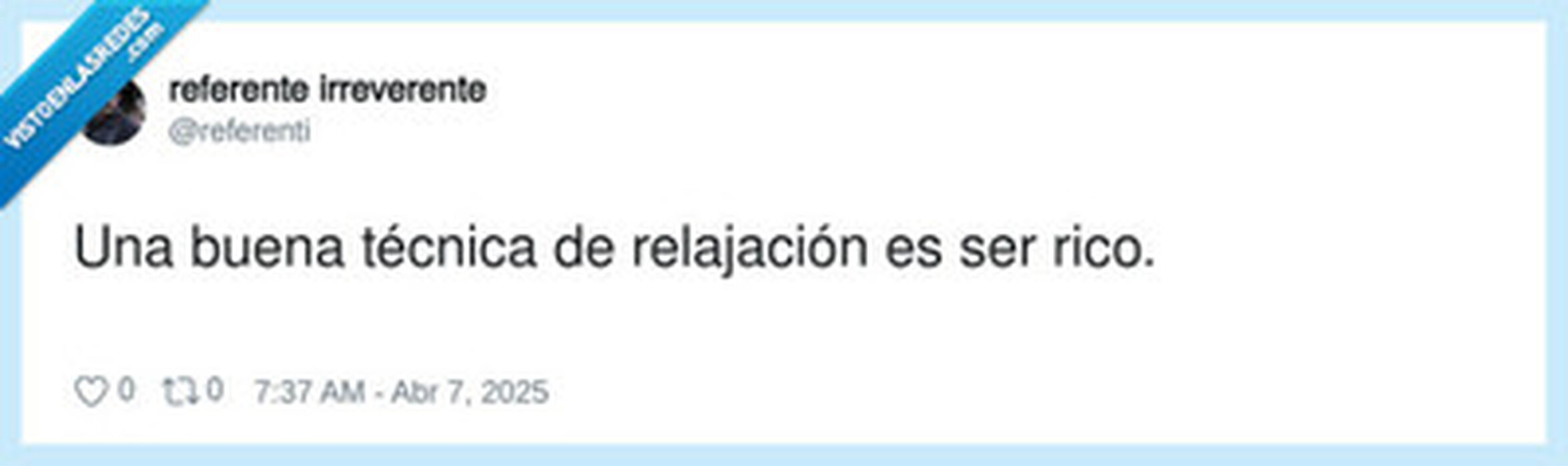 Y adiós preocupaciones, por @referenti