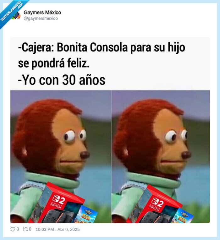 mono pepe,nintendo switch,regalo,hijo