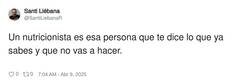 Enlace a Que no vayan tan de listos, que lo que hacen es facilísimo, lo complicado son las ganas, por @SantiLiebanaR