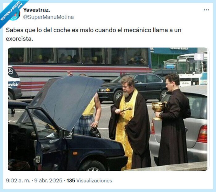 exorcista,mecánico,coche