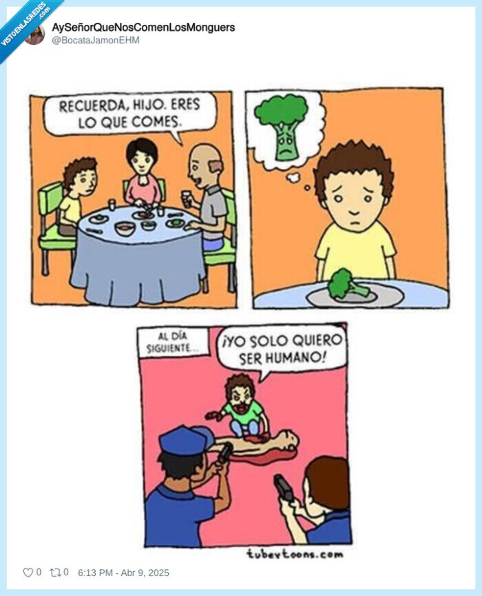 comer,ser humano