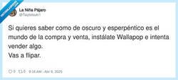 Enlace a Wallapop es un lugar muy muy oscuro, por @Taiytotsuki1