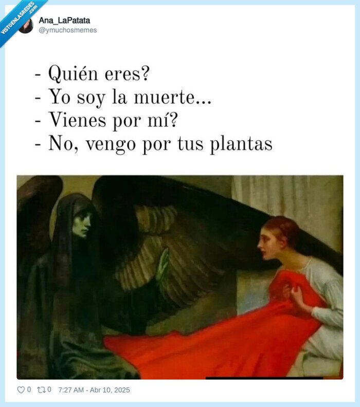 muerte,palmas,venir