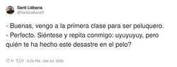 Enlace a Tópicos de peluqueros, por @SantiLiebanaR