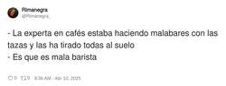 Enlace a Mala barista, por @Rimanegra_