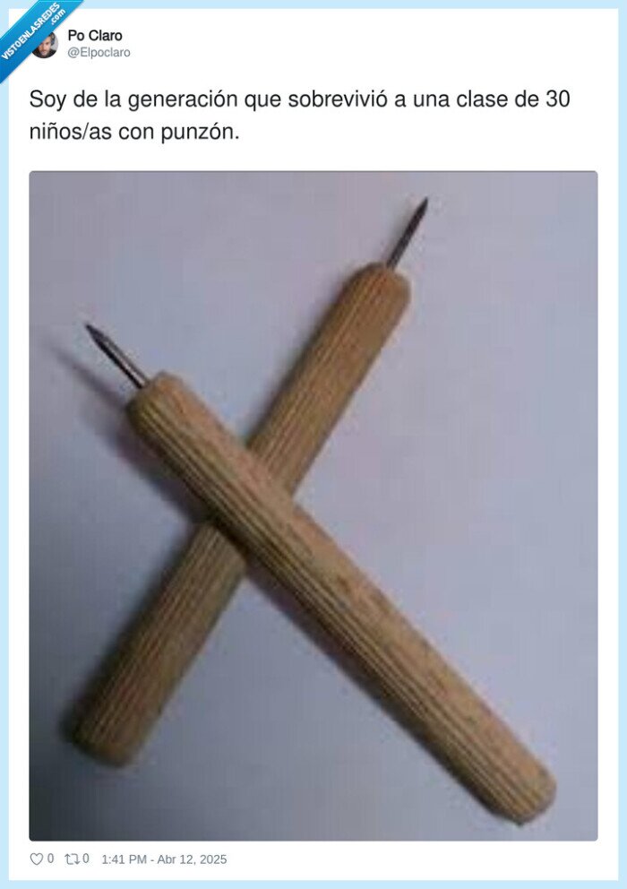 generación,sobrevivir,niños/as,punzón,clase