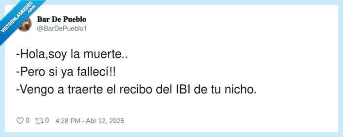 muerte,recibo,ibi