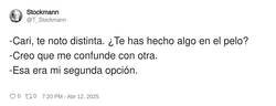 Enlace a Y tan distinta, por @T_Stockmann