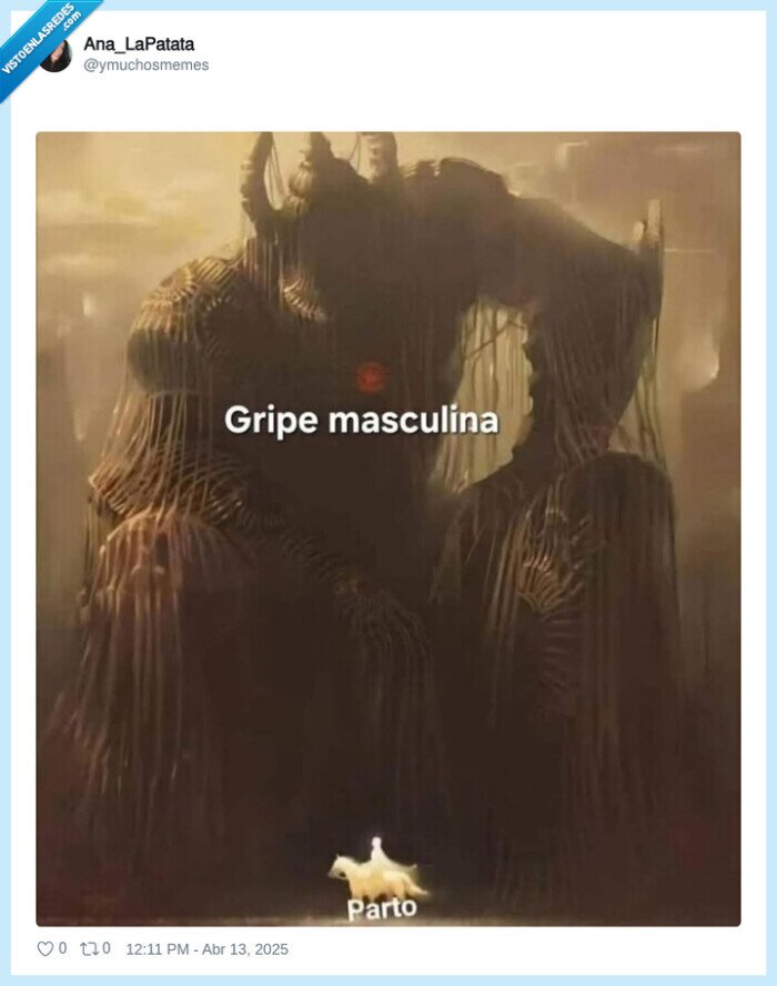 parto,gripe masculina,dolor