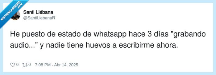 escribirme,whatsapp,grabando,estado